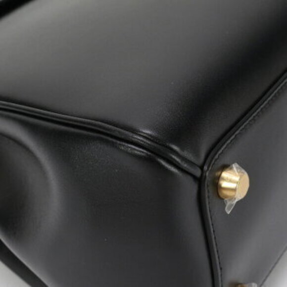 Celine Sze Leather Crossbody Bag Handbag Black - Picture 8 of 14